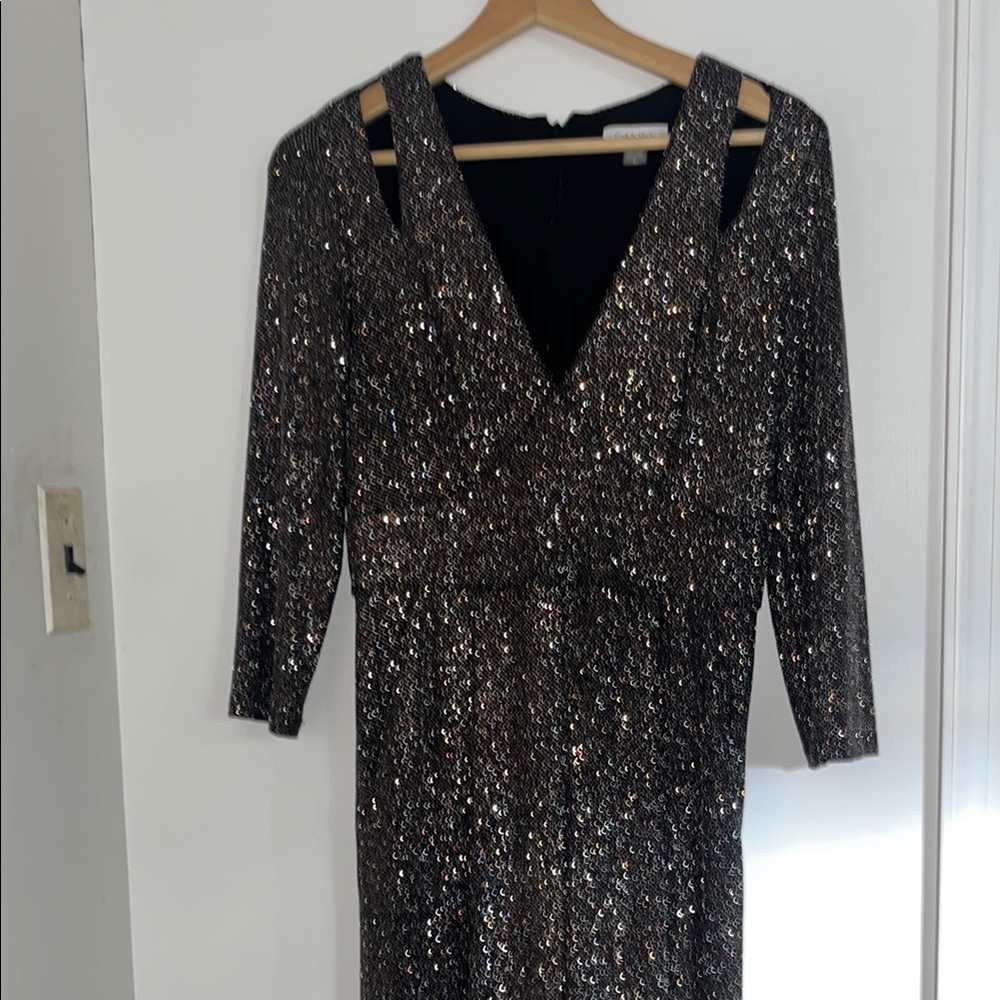 Calvin Klein Black Sequin jumper